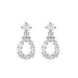 Cumpara ieftin Cercei argint 925, JW799, model elegant, placati cu rodiu