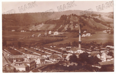 1181 - MEDIAS, Sibiu, Panorama, Romania - old postcard - used foto