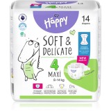 BELLA Baby Happy Soft&amp;Delicate scutece de unică folosință cu canale Maxi 8-14 kg 14 buc