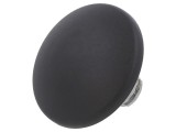 Comutator acţionat prin apăsare 22mm, negru, IP66 - Schneider Electric