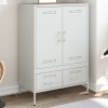 VidaXL Dulap &icirc;nalt, alb, 68x39x101,5 cm, oțel 843113
