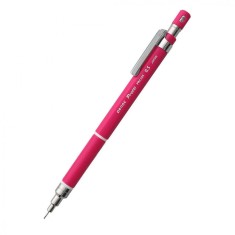 Creion Mecanic Profesional Penac Protti Prc-105, 0.5mm, Con Metalic, Varf Retractabil, Rosu, In Blis foto