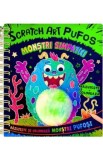Monstri simpatici. Scratch Art. Pufos