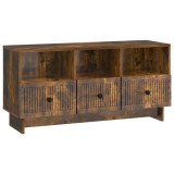 vidaXL Cabinet TV Stejar fumuriu 102 x 34,5 x 50 cm Lemn prelucrat 893990
