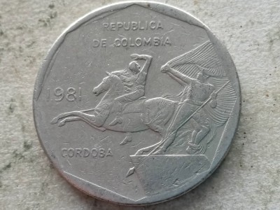 COLUMBIA-10 PESOS 1981 foto