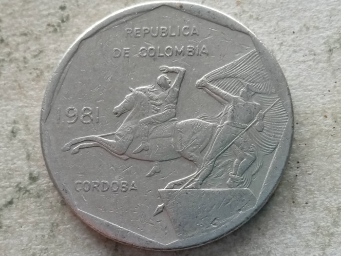 COLUMBIA-10 PESOS 1981
