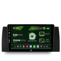 Navigatie BMW E39 E53 E38, Android 13, Z-Octacore 8GB RAM + 256GB ROM, 9 Inch - AD-BGZ9008+AD-BGRKIT396
