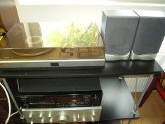 Pick-up cu amplificare PHILIPS 461, mufe DIN, cu boxe CLATRONIC de aproximativ 20W/8ohm si 10 viniluri cu muzica simfonica din imagini (1), FUNCTIONAL foto