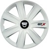 Set 4 Capace Roti GTX Alb R15, Compatibil Cu Dacia, Autohelix MSA