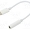Cablu GEMBIRD Jack 3,5mm la USB C, 0,15m, albă