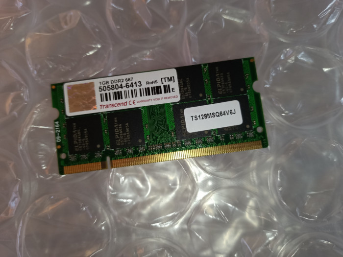 Memorie laptop DDR2 1Gb 667Mhz Transcend