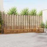 vidaXL Set de canapele de exterior 6 pcs natural Lemn Solid de Acacia 3373529