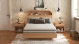 Cumpara ieftin Saltea cu memorie Somnomed Antiacaria 90x200, inaltime 20 cm, pentru alergici, husa cu tratament antiacarian, rulata, fermitate medie, Somnart