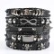 Set 4 bratari barbatesti Neo-Gothic Infinite
