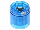 Semnalizator LED Albastru 24V DC IP65 &Oslash;50x50mm