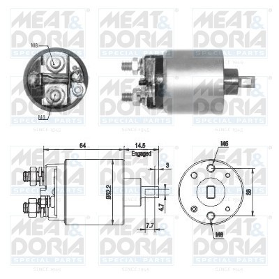 MEAT &amp; DORIA 46274 Solenoid, electromotor