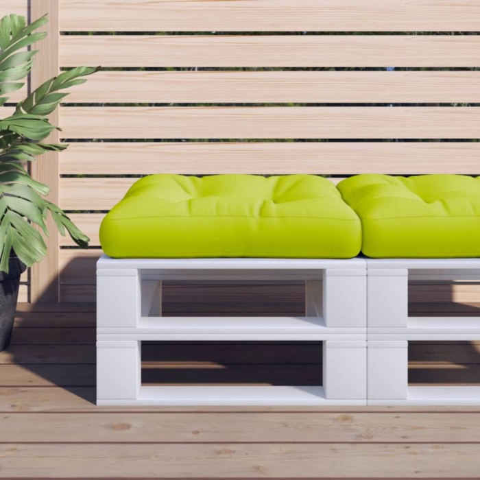 vidaXL Pernă de paleți, verde aprins, material textil