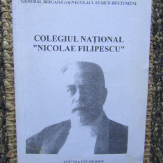 Colegiul National ''Nicolae Filipescu'' I. Staicu-Buciumeni