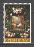 Belgia.1980 Nasterea Domnului-Ghirlanda cu flori MB.230, Nestampilat