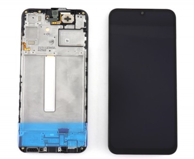 Display Samsung Galaxy A25 5G A256 Display Original Service Pack Black Negru foto