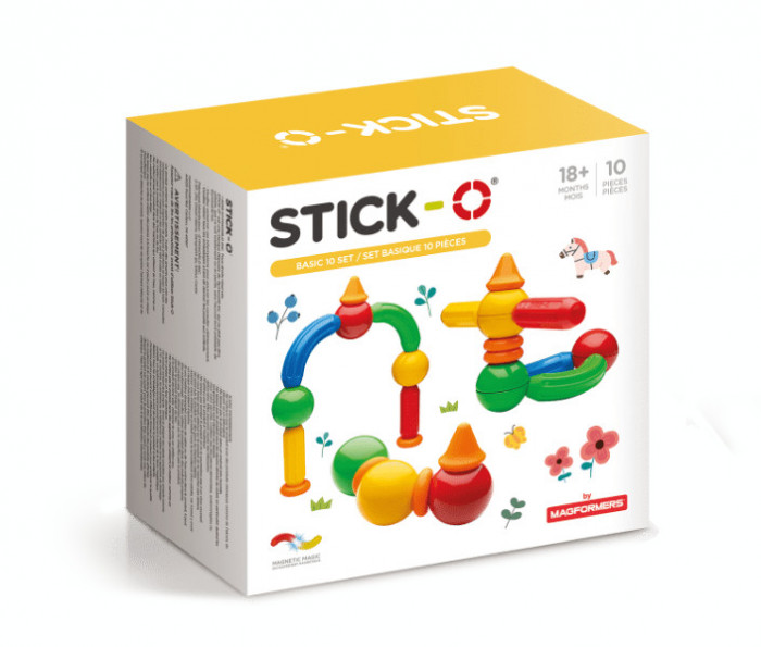 Set cu magneti Stick-O Basic 10 piese