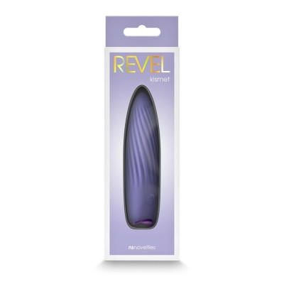 Revel - Mini-vibrator, mov, 8.4 cm foto