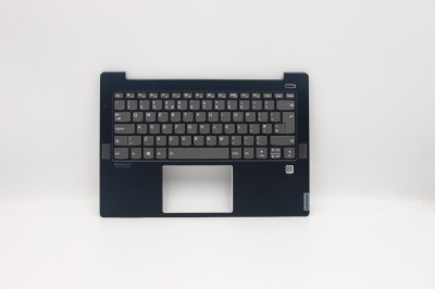 Carcasa superioara cu tastatura palmrest Laptop, Lenovo, IdeaPad S540-14API Type 81NH, 5CB0S17290, AM2GE000B40, FA2GE000J00, albastra, iluminata, layo foto