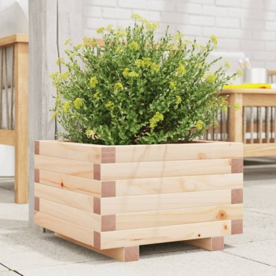 vidaXL Jardinieră de grădină, 40x40x26,5 cm, lemn masiv de pin 847288 foto