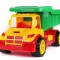 Masinuta, utilaj de constructie, mega basculanta TechnoK, galben cu verde