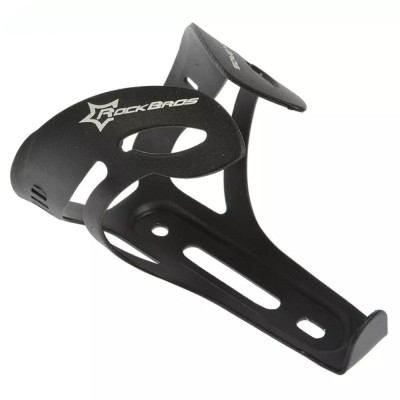 Suport sticla pentru bicicleta, aluminiu, 120 mm, negru foto