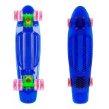 Penny board WORKER Transpy 400 22&#039;&#039; cu roti iluminate FitLine Training