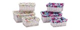 Cumpara ieftin Set 6 cosuri depozitare 27,5 x 19 x 11,5 cm, 32 x 23,5 x 14 cm, 38 x 28 x 16,5 cm
