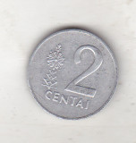 bnk mnd Lithuania 2 centai 1991