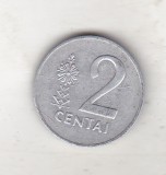 bnk mnd Lithuania 2 centai 1991