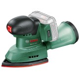 Slefuitor cu excentric pe acumulator Bosch EasySander 06033E3000, 18 V, 22.000 vibrati/min, 1.6 mm diametru orbita, 149x101 mm placa slefuire, 3 foi a