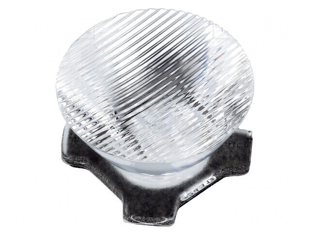 Lentilă LED Transparentă Rotundă 7,5/55&deg; 21,6mm