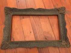 arta / design / vintage - Rama model deosebit din lemn pentru Tablou , Goblen , Fotografii sau diverse alte lucruri !