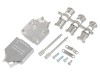 Carcasa Conectori D-Sub Ecranata Metalica Dreapta ENCITECH MHDM09-K Diametru Cablu 12mm