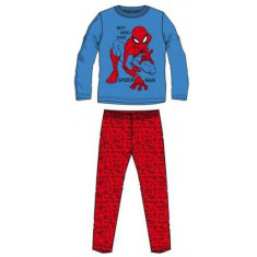 Pijama pentru copii Spiderman Best Hero cu maneca lunga Rosu Albastru