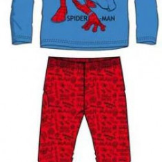 Pijama pentru copii Spiderman Best Hero cu maneca lunga Rosu Albastru