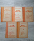 GAZETA MATEMATICA 1977 Nr. 5, 8, 10, 11, 12