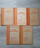 GAZETA MATEMATICA 1977 Nr. 5, 8, 10, 11, 12