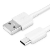 Cablu de date si incarcare, EP-DW700CWE, USB Type C pentru Samsung, 1.5m, White, Oem