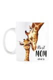 Cana alba personalizata Best mom ever, INOVATIX&reg;. 330ml