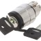 Comutator Rotativ cu Cheie 22mm 3 Pini Negru ZB4BG04