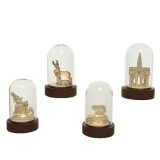 Cumpara ieftin Decoratiune - LED Wood Scene in Glass - mai multe modele | Kaemingk