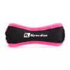 Orteza rotulă genunchi, suport tendon patelar, bumbac, negru/roz, sport, 34cm