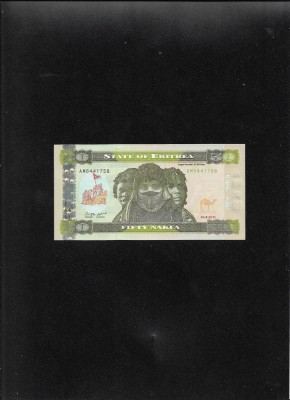 Eritrea 50 nakfa 2011 seria6441758 unc foto