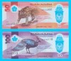 Filipine Set 2x (p#237+238) 50+100 Piso 2024-25 UNC; Prima serie de bancnote din polimer din Filipine