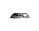 Grila bara fata Audi A4-S4 (B8), 11.2007-10.2011, Stanga, 133727-3 cu locas pentru proiectoare, NEGRU